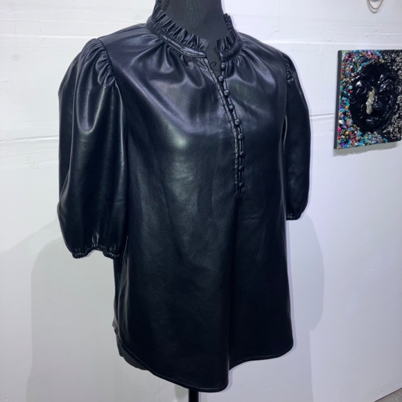 Marc New York, buttery soft vegan leather top - Picture 6 of 10